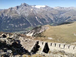 Panorama dal Fort du Mont Froid 2780m 