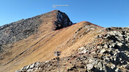  Tratto di salita alla Cima di Schiazzera.