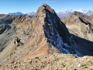  In rosso la traccia di discesa dalla Cima di Schiazzera.