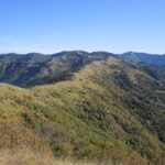 La dorsale verso l' Antola vista dal Proventino