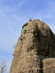 Il muro verticale della Cadrega del Diao