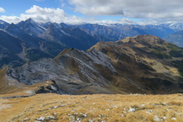 la cresta percorsa dalla Punta Pierre