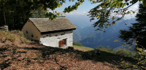 Vista sul Lago Maggiore dal Bivacco