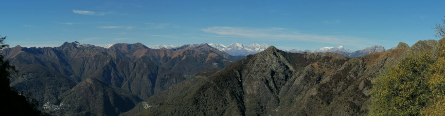 Panorama dalla Catta Mergugna