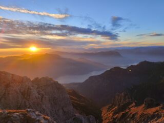 Tramonto dalla cima