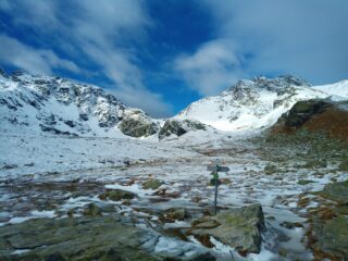 Placche coperte di ghiaccio