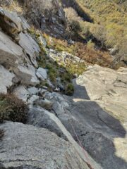 Il primo tiro visto dalla sosta