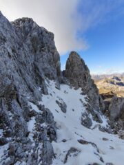 Breve cengetta sul versante Nord