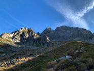 La cresta O/NO vista dal rifugio Lissone