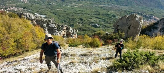 salita finale verso l'eremo