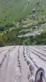 La placca vista dall'alto.