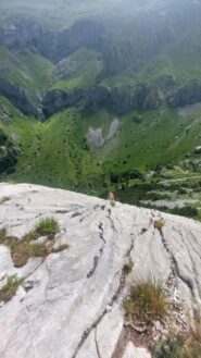 La placca vista dall'alto.