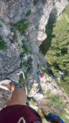 Tratto maggiormente verticale con qualche passaggio più fisico.