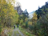 Scendendo nel Vallone del Bourcet.
