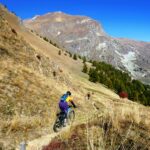 Inizio discesa dal colle