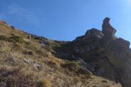 Salendo alla quota 2172 m