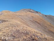 verso la cima dopo la parte più ripida