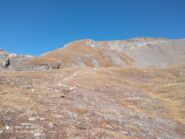 appena visibile puntare alla cresta ripida