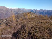 Punta Lusignetto dall'elevazione più alta della cresta