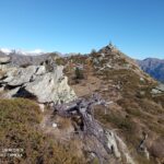 dalla cresta, ultimo tratto verso la Lusignetto