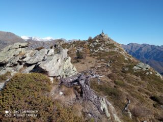 dalla cresta, ultimo tratto verso la Lusignetto