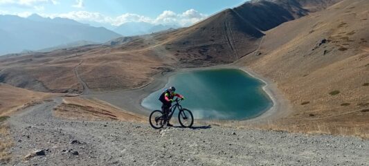 Risalita dal lago verso il confine