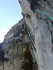 Sul crux di L3. Ripido!