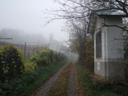 Tempo da lupi... Strada per arrivare al santuario.