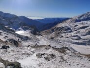Dal Colle Laris si intravedono Monviso ed Argentera