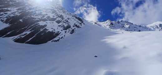 verso la cresta sommitale