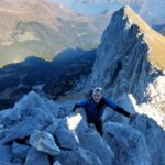 Sulla cresta che porta alla vetta principale.