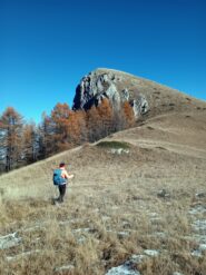 il tratto finale  alla cima