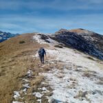 sul costone verso la cima