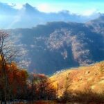 all'uscita dal bosco ,vista su San Maurizio