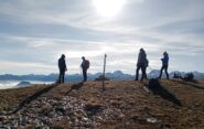 sulla piatta cima 