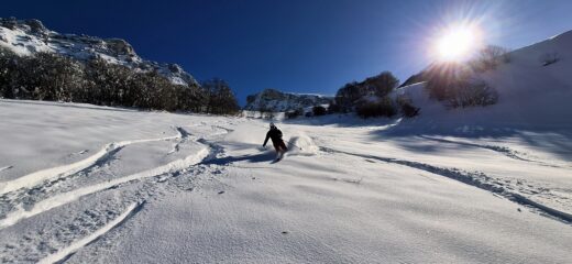 Gran neve nella.parte centrale