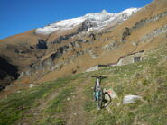 Alpe Arcella e il versante sud est del Rocciamelone sullo sfondo 