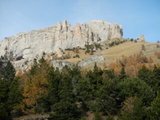 vista sul versante sud del Monte Seguret