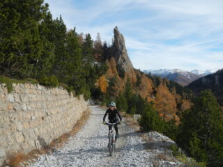 il tratto tra il Colletto e la Galleria dei Saraceni 