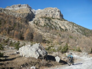 parte alta del percorso