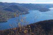 Punta di Crabbia, Pettenasco e Orta dalla Croce di Cesara