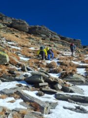 Parte alta della via