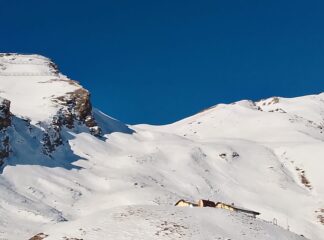 Tratto ripido sopra il rifugio