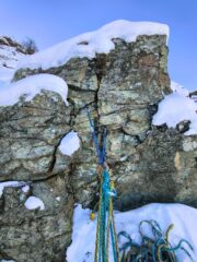 Il masso della sosta di L4