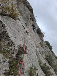 Traverso secondo tiro prima dello spigolo esposto
