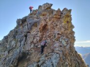  Il tratto della calata.