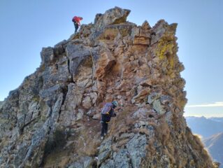  Il tratto della calata.