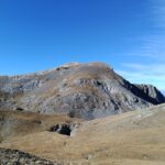 Punta Marguareis con al centro la salita diretta 