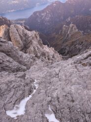 Vista della lingua dall'uscita