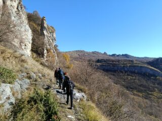 Tratto tra le falesie 